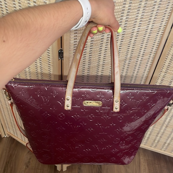 Wine Louis Vuitton handbag signature canvas - Picture 11 of 17